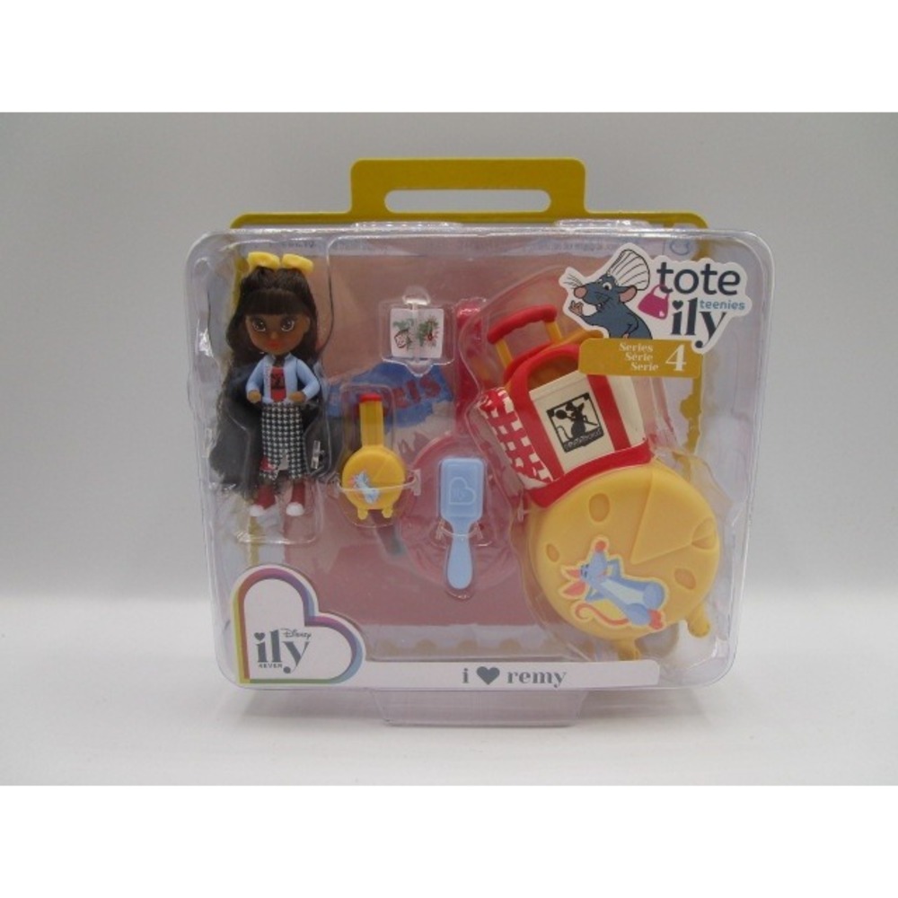 Disney ILY 4Ever Tote Teenies Series 4 I Love Remy Mini Doll Suitcase Set